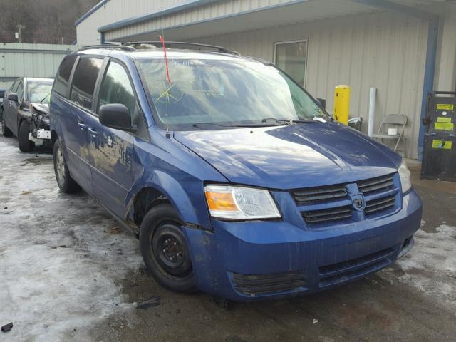 2D4RN4DE6AR259494 - 2010 DODGE GRAND CARA BLUE photo 1