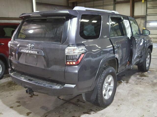 JTEBU5JR4E5187000 - 2014 TOYOTA 4RUNNER SR GRAY photo 4