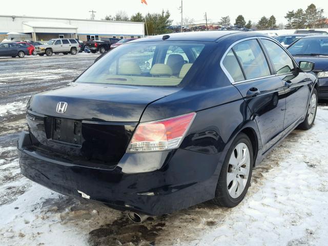 JHMCP26819C012735 - 2009 HONDA ACCORD EXL BLACK photo 4