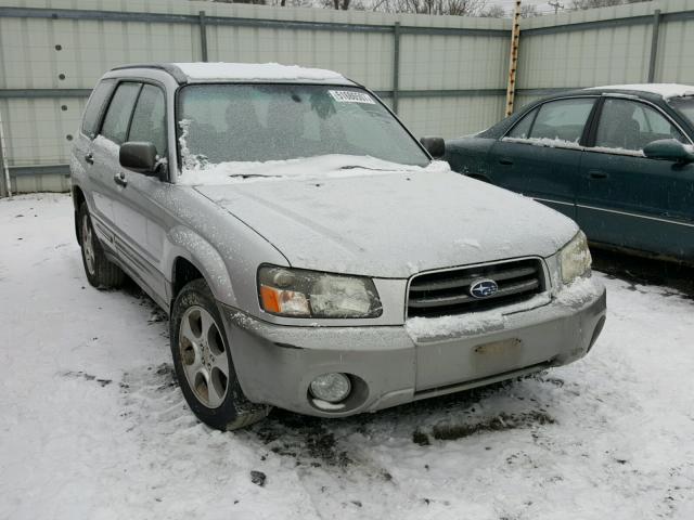 JF1SG65604H767302 - 2004 SUBARU FORESTER 2 SILVER photo 1