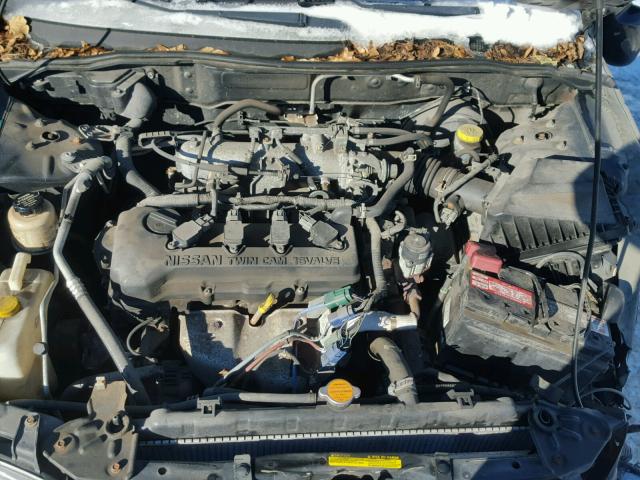 3N1CB51D42L688759 - 2002 NISSAN SENTRA XE BLACK photo 7