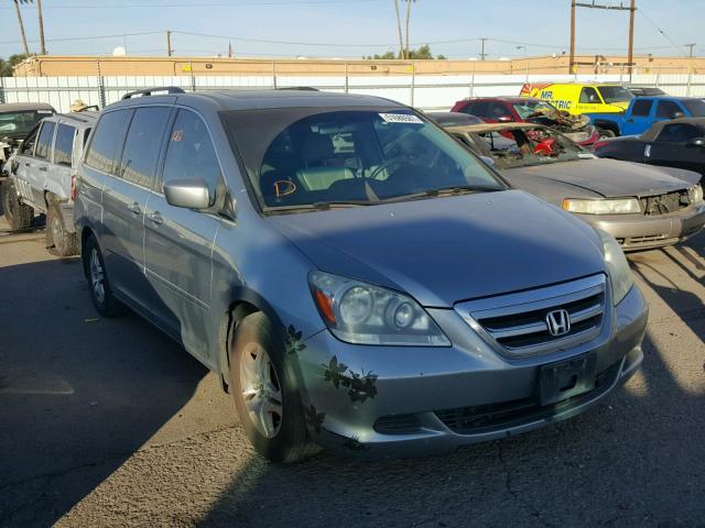 5FNRL38665B068448 - 2005 HONDA ODYSSEY EX GREEN photo 1