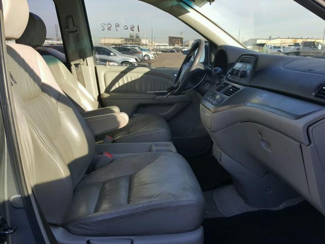 5FNRL38665B068448 - 2005 HONDA ODYSSEY EX GREEN photo 5