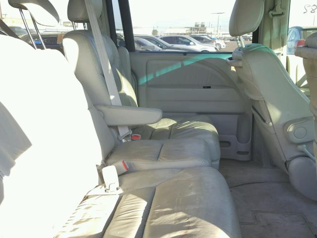 5FNRL38665B068448 - 2005 HONDA ODYSSEY EX GREEN photo 6