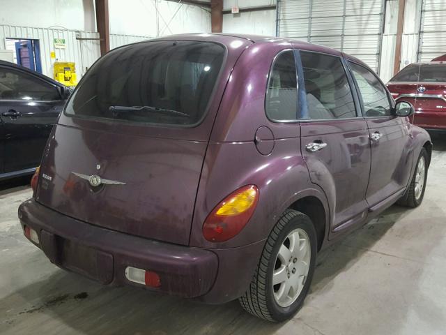 3C4FY58B73T542421 - 2003 CHRYSLER PT CRUISER PURPLE photo 4