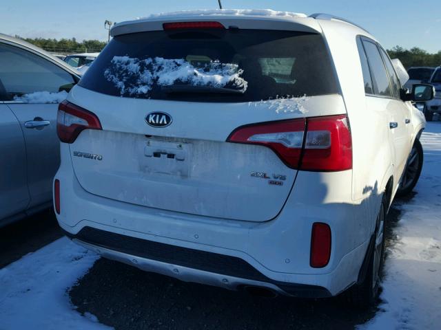 5XYKWDA78EG440771 - 2014 KIA SORENTO SX WHITE photo 4