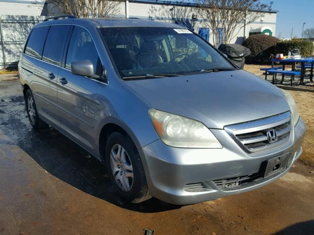 5FNRL38777B098375 - 2007 HONDA ODYSSEY EX SILVER photo 1