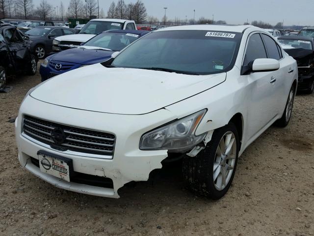 1N4AA51E79C807819 - 2009 NISSAN MAXIMA S WHITE photo 2