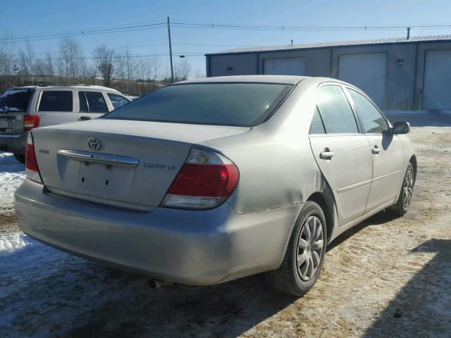 4T1BE32K25U048220 - 2005 TOYOTA CAMRY LE 银色 照片 4