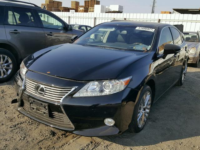 JTHBK1GG3F2154533 - 2015 LEXUS ES 350 BLACK photo 2