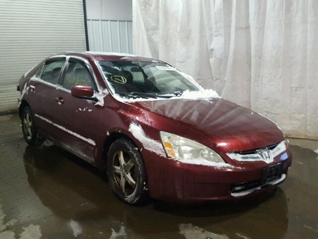 1HGCM56735A181133 - 2005 HONDA ACCORD EX RED photo 1