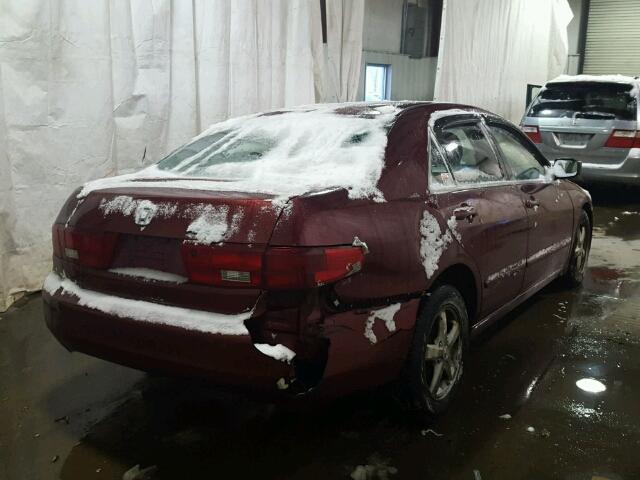 1HGCM56735A181133 - 2005 HONDA ACCORD EX RED photo 4