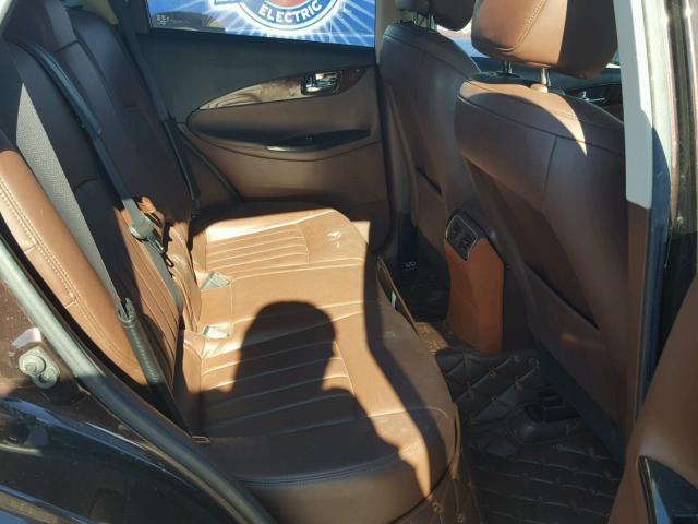 JNKAJ09F59M951601 - 2009 INFINITI EX35 BASE BROWN photo 6