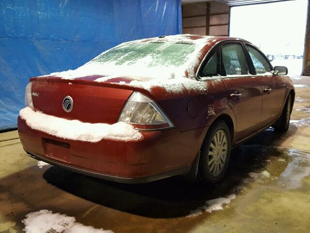 1MEHM40W99G614664 - 2009 MERCURY SABLE BURGUNDY photo 4