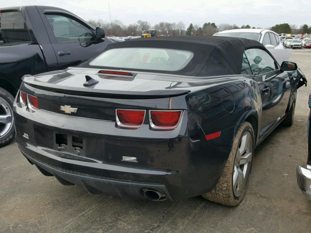 2G1FK3DJXB9190934 - 2011 CHEVROLET CAMARO 2SS BLACK photo 4