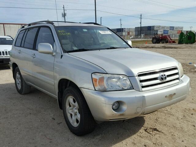 JTEGD21A170166099 - 2007 TOYOTA HIGHLANDER SILVER photo 1