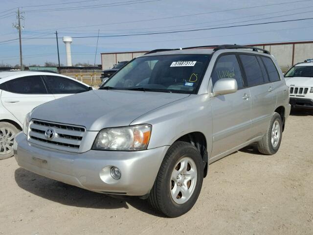 JTEGD21A170166099 - 2007 TOYOTA HIGHLANDER SILVER photo 2