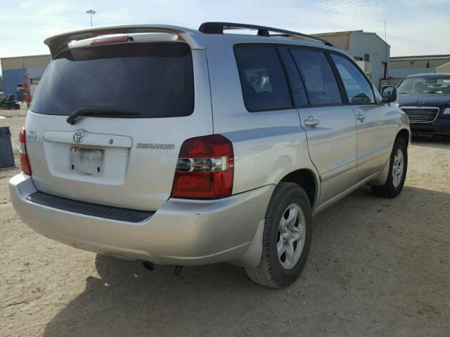 JTEGD21A170166099 - 2007 TOYOTA HIGHLANDER SILVER photo 4