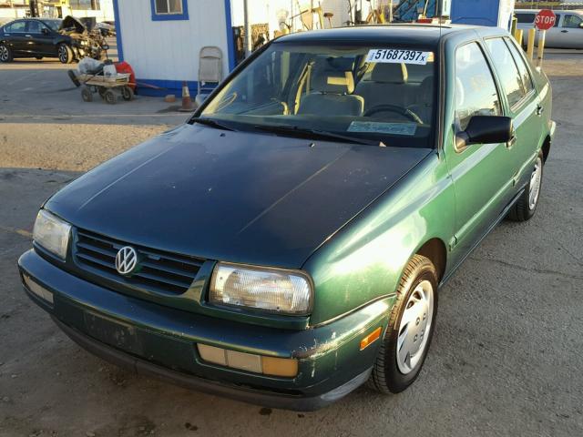 3VWRB81H1VM063050 - 1997 VOLKSWAGEN JETTA GL GREEN photo 2