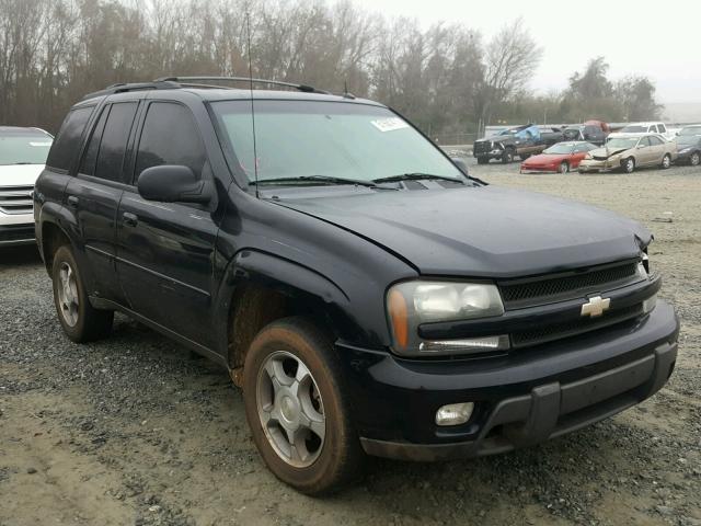 1GNDS13S252254729 - 2005 CHEVROLET TRAILBLAZE BLACK photo 1