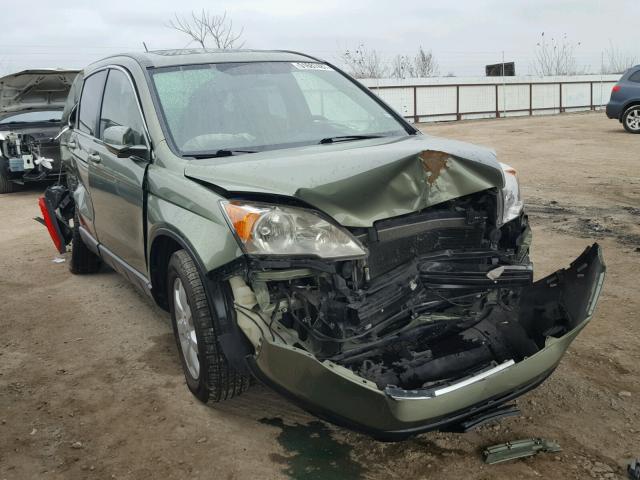 JHLRE38778C021128 - 2008 HONDA CR-V EXL GREEN photo 1