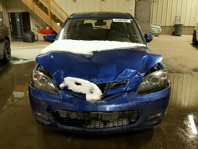 JM1BK343371603814 - 2007 MAZDA 3 HATCHBAC BLUE photo 7