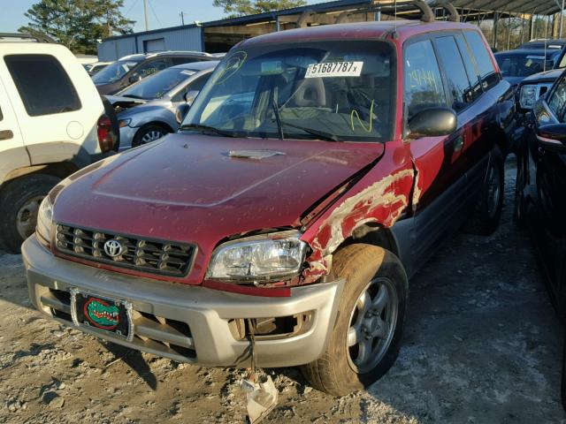 JT3GP10V6Y7074848 - 2000 TOYOTA RAV4 RED photo 9