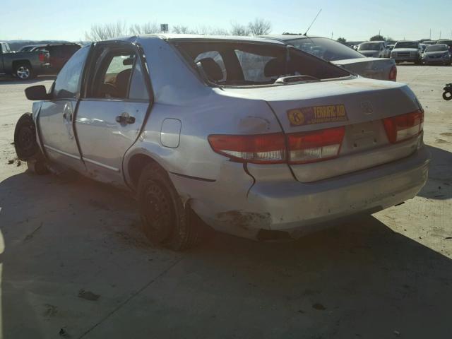 1HGCM56154A032569 - 2004 HONDA ACCORD DX SILVER photo 3