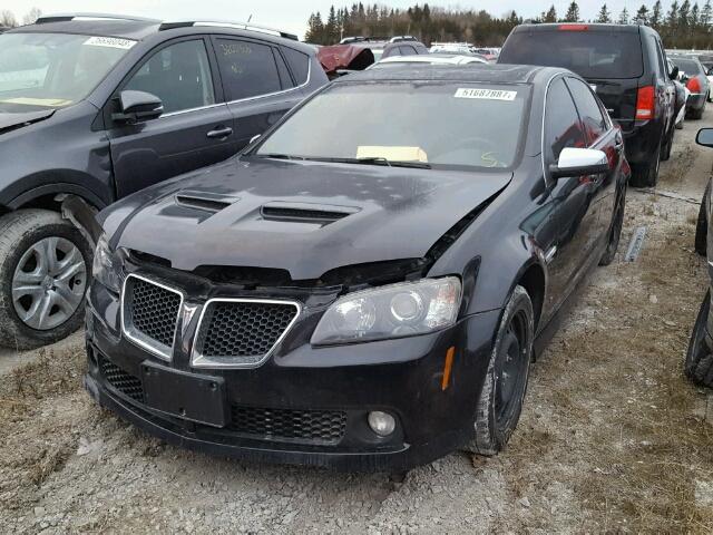 6G2ER57779L155868 - 2009 PONTIAC G8 BLACK photo 2