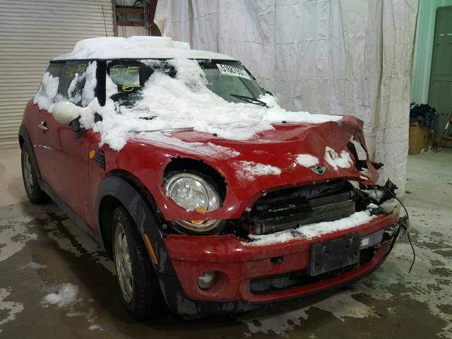 WMWMF33589TZ21206 - 2009 MINI COOPER RED photo 1