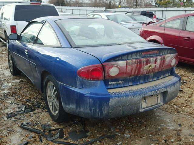 1G1JC12F057160213 - 2005 CHEVROLET CAVALIER BLUE photo 3