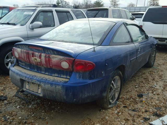 1G1JC12F057160213 - 2005 CHEVROLET CAVALIER BLUE photo 4