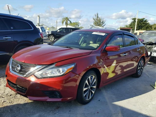 1N4AL3AP7HC111041 - 2017 NISSAN ALTIMA 2.5 RED photo 2