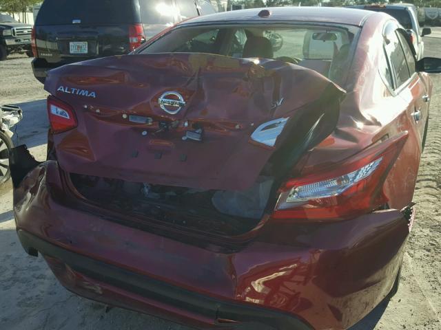 1N4AL3AP7HC111041 - 2017 NISSAN ALTIMA 2.5 RED photo 9