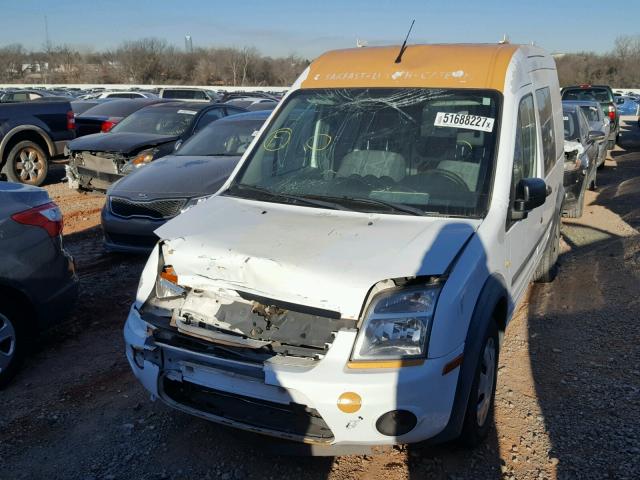 NM0LS6BN8DT170840 - 2013 FORD TRANSIT CO WHITE photo 2