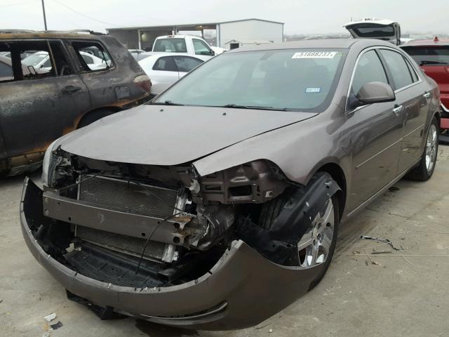 1G1ZC5E00CF192387 - 2012 CHEVROLET MALIBU 1LT BROWN photo 2