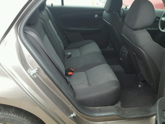 1G1ZC5E00CF192387 - 2012 CHEVROLET MALIBU 1LT ყავისფერი ფოტო 6