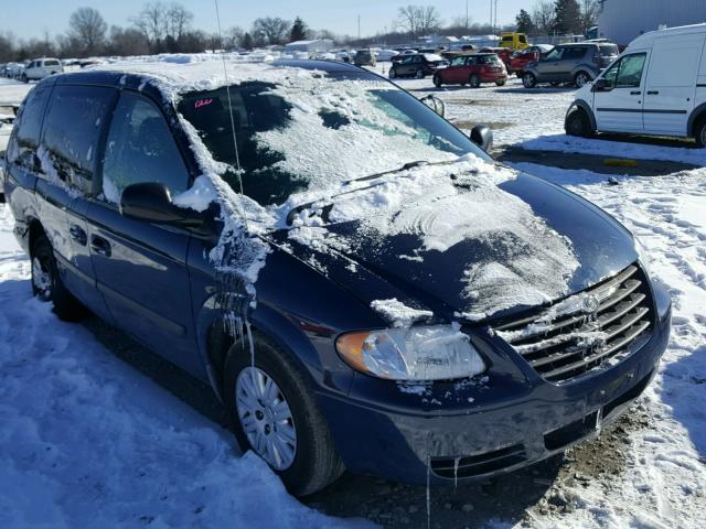 1A4GP45R16B643022 - 2006 CHRYSLER TOWN & COU BLUE photo 1