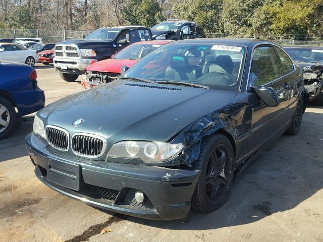 WBABD53484PL11694 - 2004 BMW 330 CI GREEN photo 2