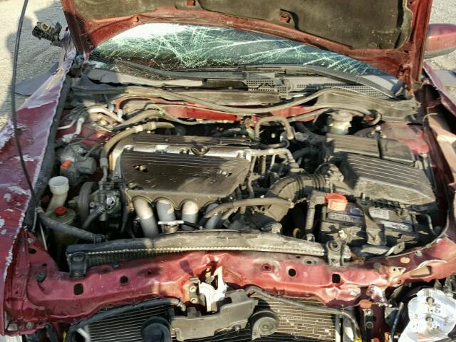 1HGCM56716A009913 - 2006 HONDA ACCORD EX MAROON photo 7