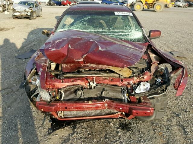 1HGCM56716A009913 - 2006 HONDA ACCORD EX MAROON photo 9