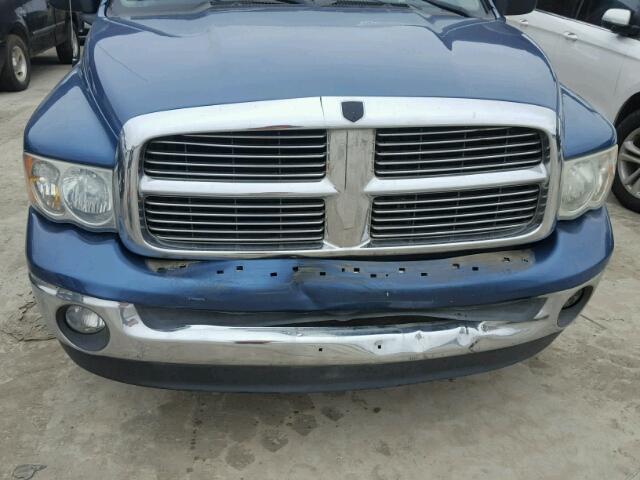 1D7HA18N43J646782 - 2003 DODGE RAM 1500 S BLUE photo 9