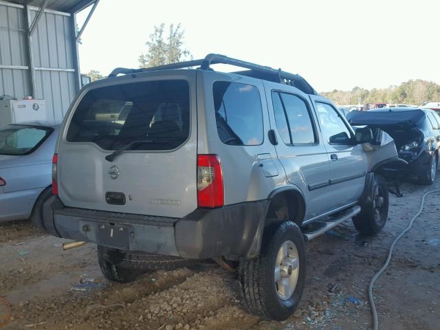 5N1ED28T82C579644 - 2002 NISSAN XTERRA XE SILVER photo 4