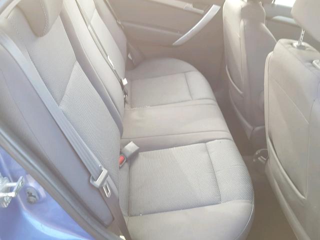 KL1TD56E39B629505 - 2009 CHEVROLET AVEO LS BLUE photo 6