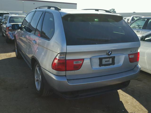 WBAFA53591LM72612 - 2001 BMW X5 3.0I SILVER photo 3