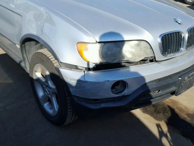 WBAFA53591LM72612 - 2001 BMW X5 3.0I SILVER photo 9