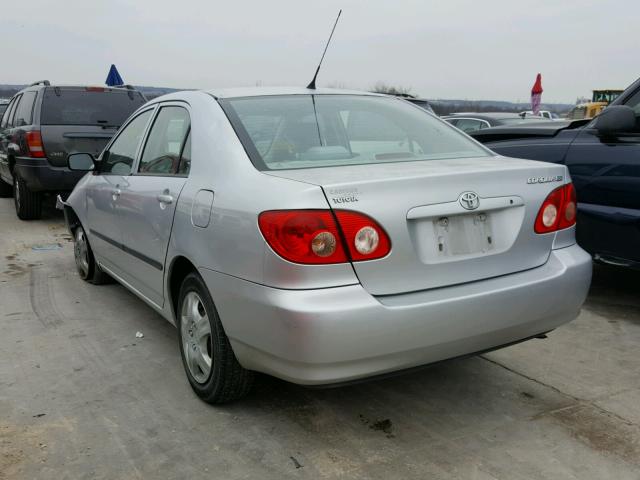 JTDBR32E770120171 - 2007 TOYOTA COROLLA CE SILVER photo 3