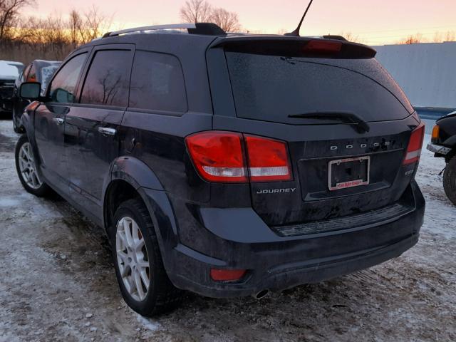 3C4PDCDG3DT679721 - 2013 DODGE JOURNEY CR BLACK photo 3