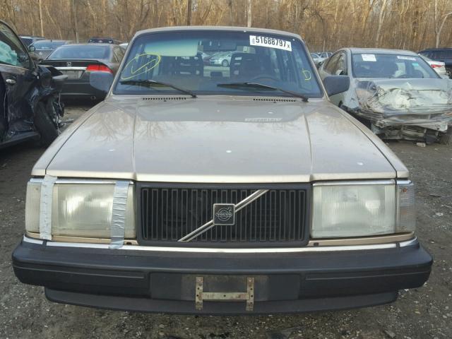 YV1AW880XN1931526 - 1992 VOLVO 240 GOLD photo 9