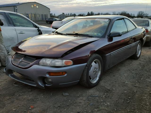 4C3AU52N9TE354740 - 1996 CHRYSLER SEBRING LX BURGUNDY photo 2